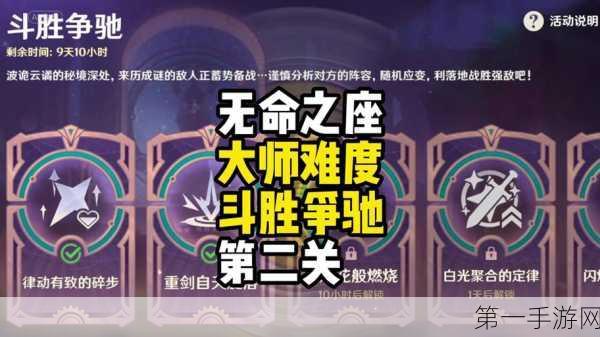 🔥原神大师挑战攻略，重剑天旋与斗胜争驰第二关必胜秘籍🎮