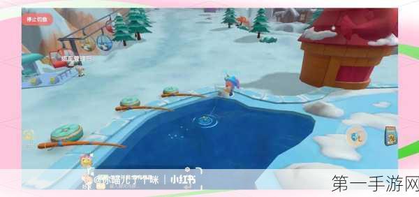 摩尔庄园手游，揭秘雪鱼垂钓秘境🎣