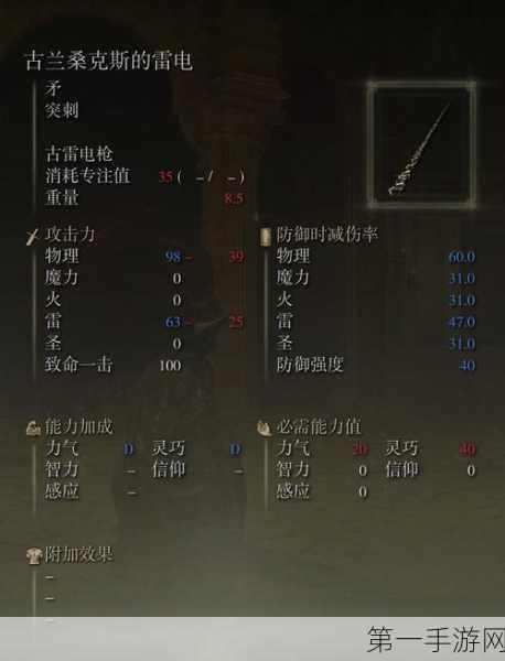 艾尔登法环DLC 雷电枪流派无敌搭配秘籍