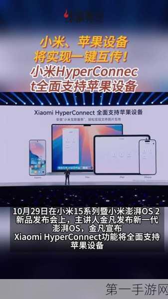 小米HyperConnect跨界联动，苹果生态全面接入🍏