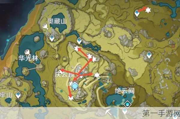 原神攻略，揭秘魔晶矿采集技巧与分布地图🔍