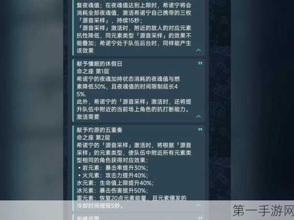 原神希诺宁，神秘角色全解析