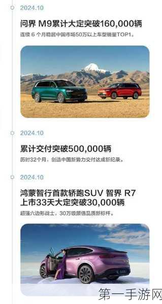 鸿蒙智行周年庆典🎉，华为余承东宣布累计交付突破50万辆！🚗