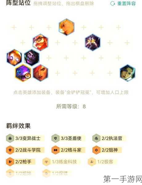 云顶之弈手游S6赛季变异圣盾大嘴阵容称霸攻略🏆