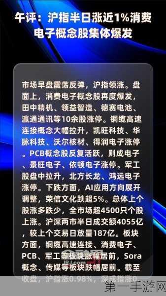 沪指午盘微跌近1%，算力概念股异军突起领涨🚀