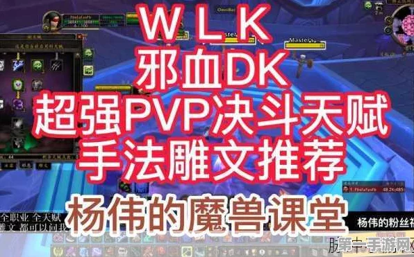 WLK血DK PVP深度攻略，制霸战场的秘籍🔥