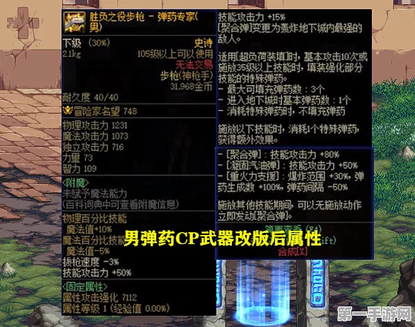 DNF 专家 CP 武器全新改版大揭秘