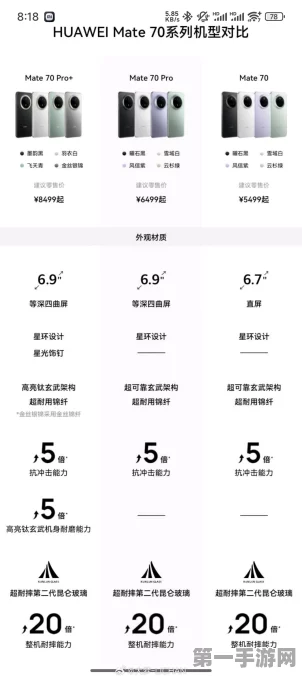 华为Mate 70系列首发评测震撼发布！起售价5499元起📱