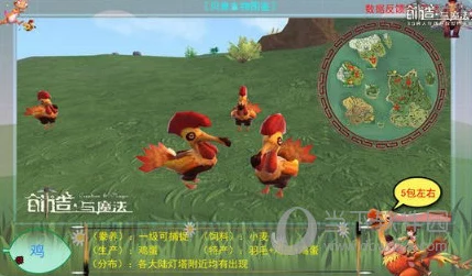 创造与魔法鸡美食秘籍，全饲料大揭秘🍗