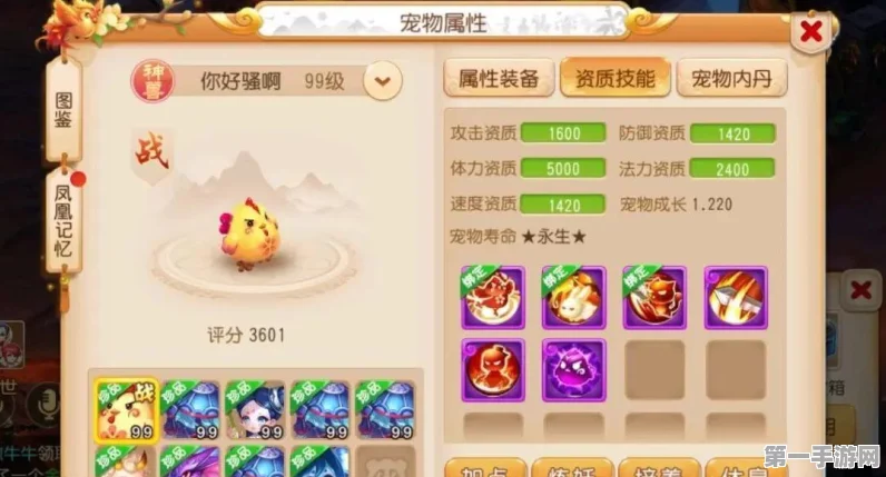 梦幻西游珍露童子深度剖析，技能搭配与战斗策略全揭秘🔍
